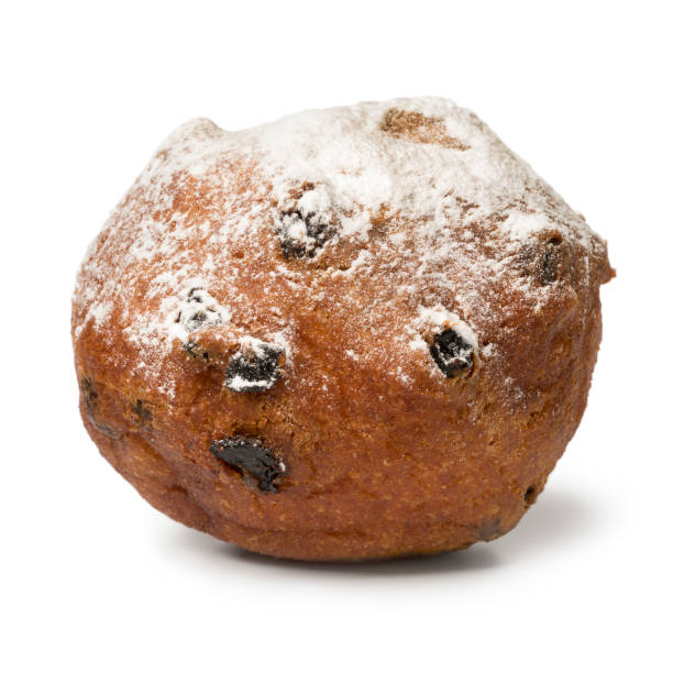 Oliebol met rozijnen